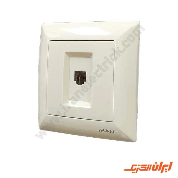 تلفن تک سوکت (2خط) مدل الیزه کرم