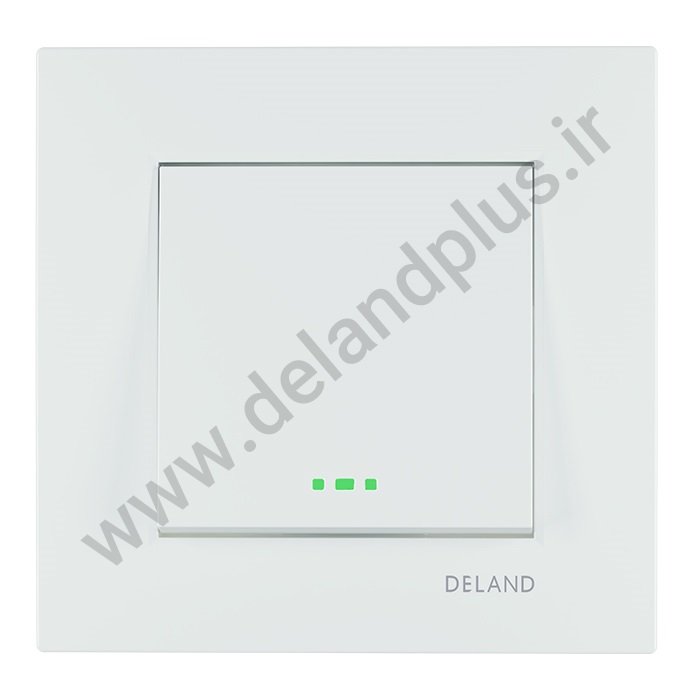 کلید یک پل مدل آسا سفید 98(مکانیزم+قاب)