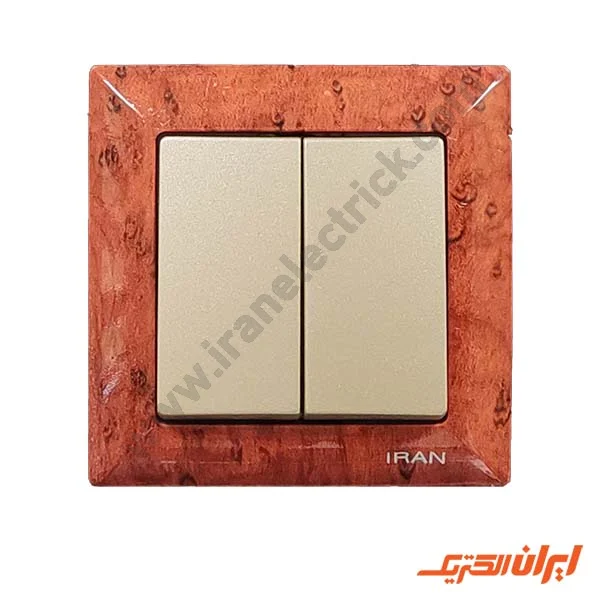 کلید دوپل مدل الیزه طرح چوب تیره