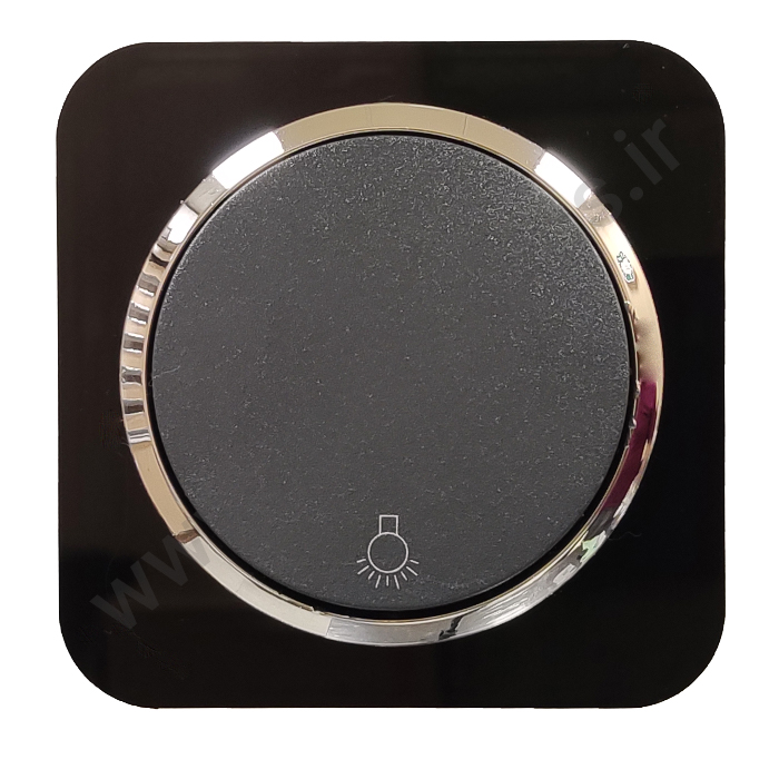 شاسی راه پله مدل آدا پلکسی مشکی زه نقره ای (مکانیزم+قاب+زه نقره ای)