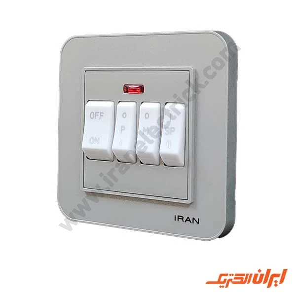 کلید کولر مدل ارس نقره ای
