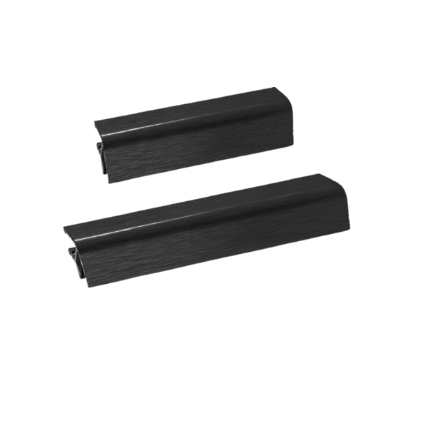 اتصال کنج پاخور PVC مشکی 10 سانت