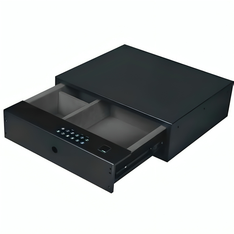 باکس امنیتی ریلی دیجیتال به همراه اثر انگشت ملونی رنگBLACK+GREY سایز800