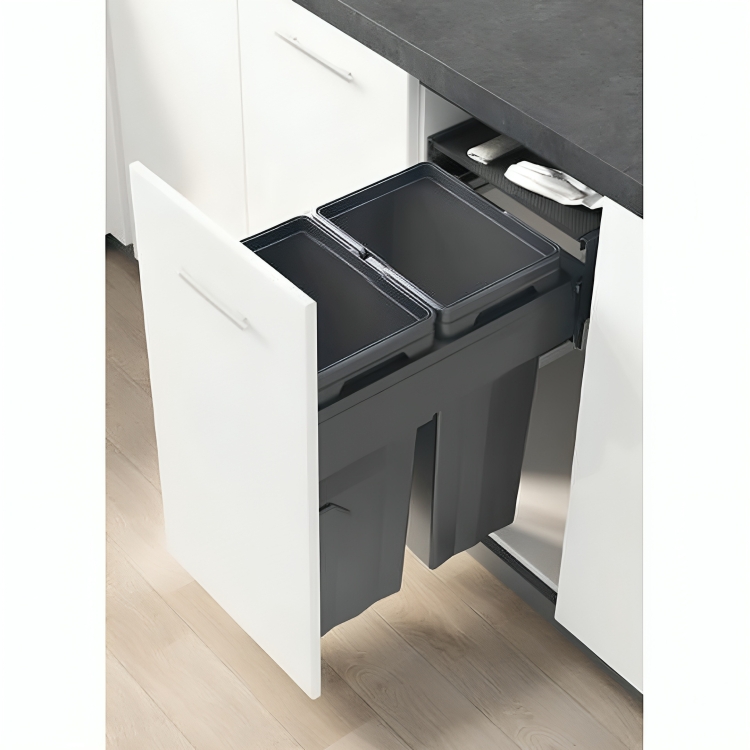 سطل 2 قلوی ریلی آرام بند max-bin یونیت 30 (2*16) 32 لیتر ملونی