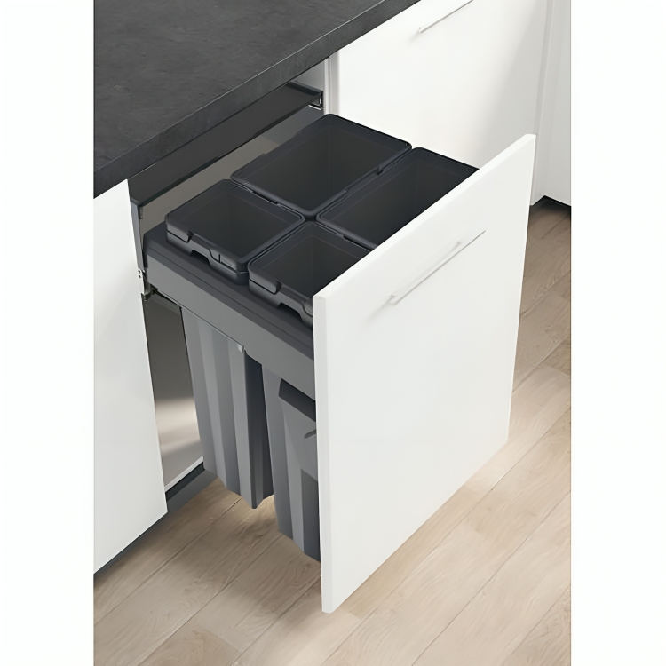 سطل 4 قلوی ریلی آرام بند max-bin یونیت 60 (2*16+2*31) 94 لیتر ملونی