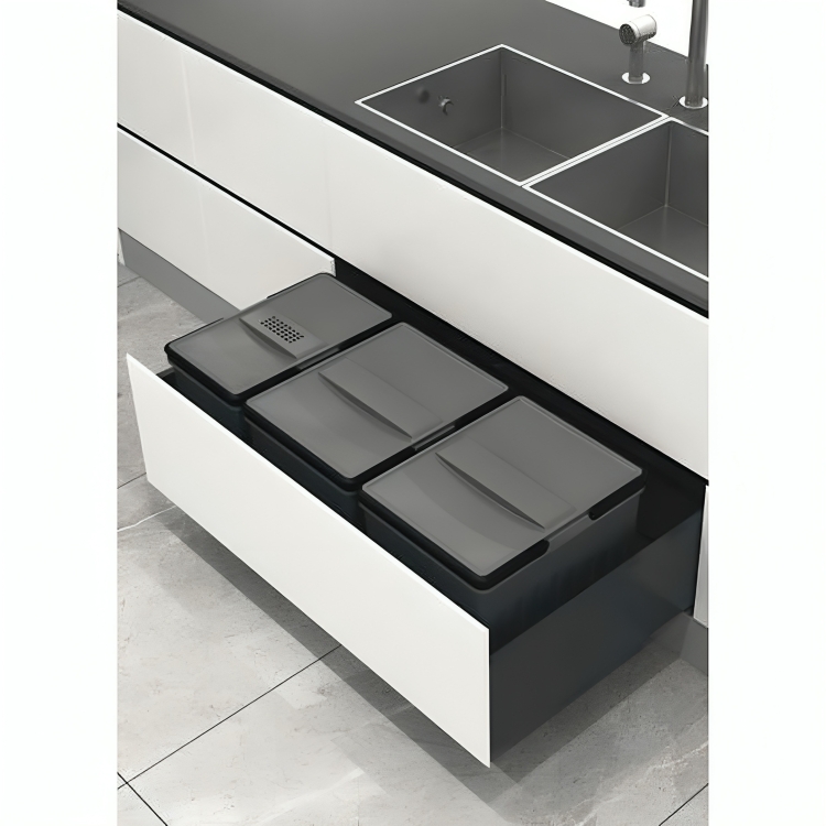 سطل چند منظوره داخل کشو مدل Easy Fit سایز 90
