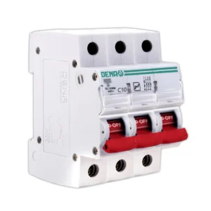 فیوز مینیاتوری سه پل 10 آمپر دناالکتریک مدل C10-6KA