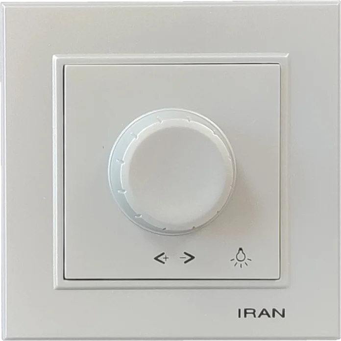 دیمرلامپ500 وات مدل برلیان رنگی نقره ای