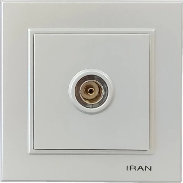 فیش آنتن مدل برلیان رنگی نقره ای