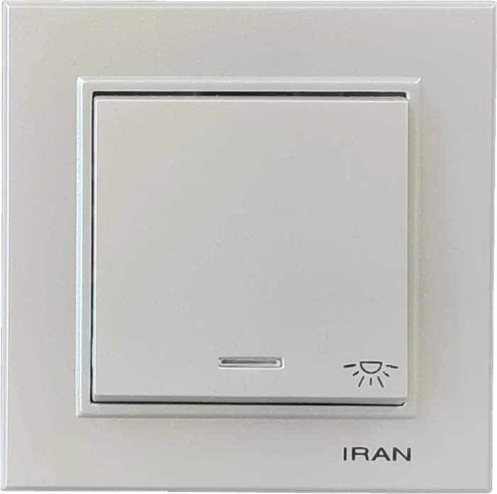 شاسی راه پله مدل برلیان رنگی نقره ای