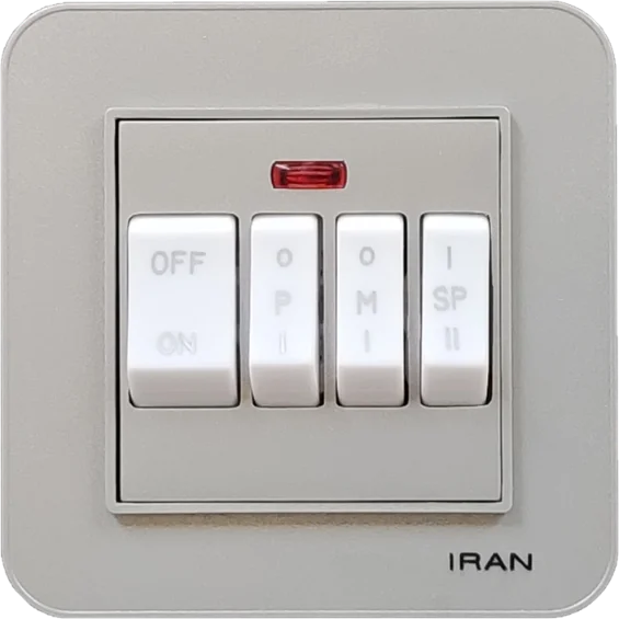 کلید کولر مدل ارس نقره ای