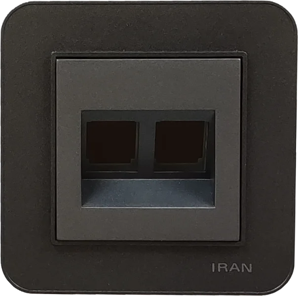 تلفن دوسوکت cat3+cat3 مدل ارس زغال سنگی