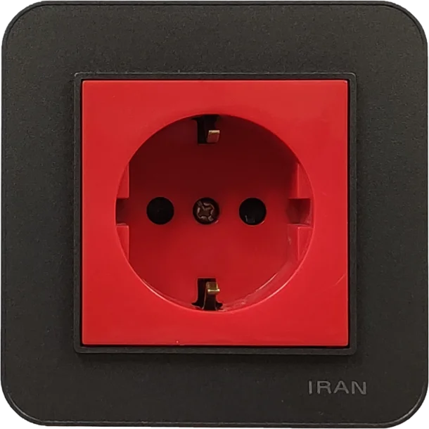 پریز ارت محافظ دار ups مدل ارس زغال سنگی
