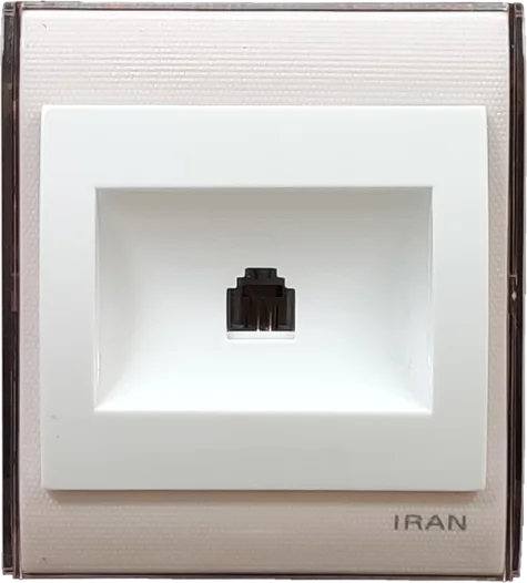 تلفن تک سوکت (2خط) مدل ایران 2008 صورتی