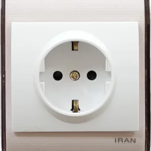 پریز برق ارت دار مدل ایران 2008 صورتی