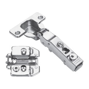 لولای آرامبند استار پلاس تیک - در (ضخیم) 95 درجه روکار کلیپسی با پایه صلیبی 3D