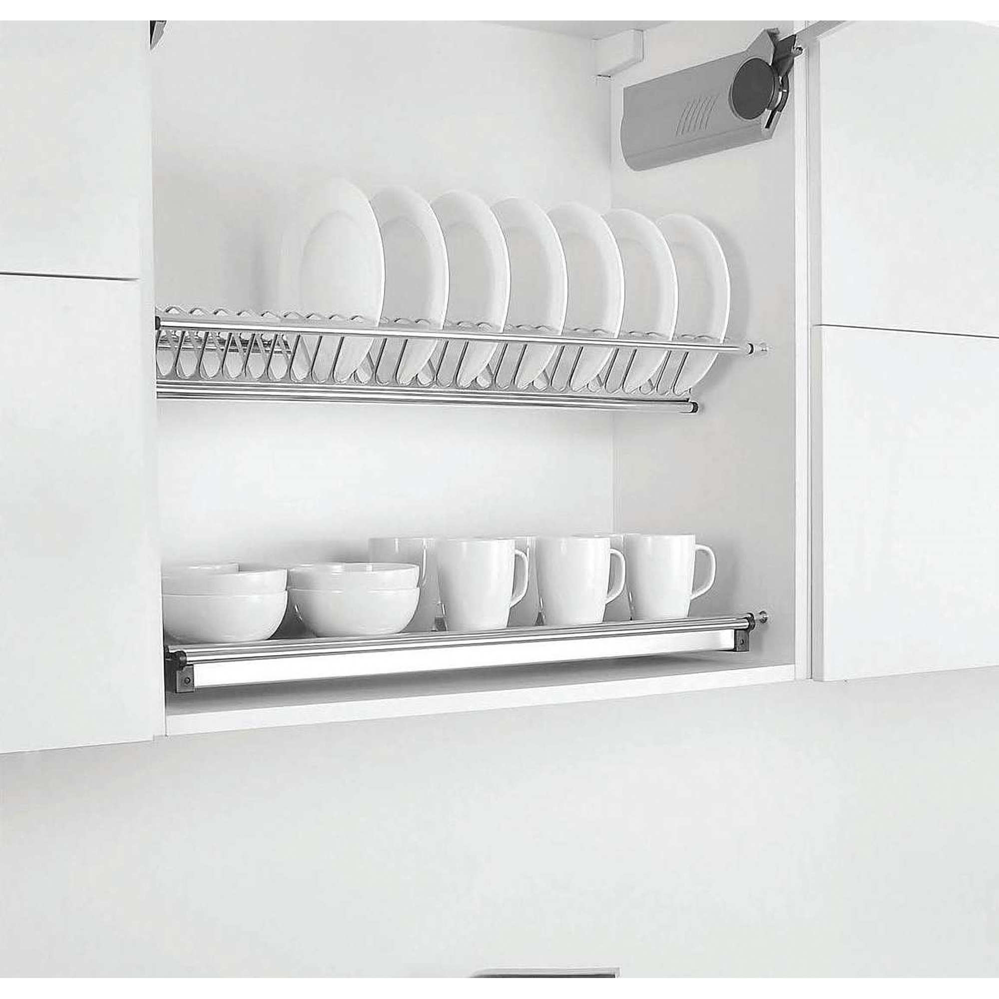 آبچکان بالای سینک دو طبقه تمام استیل عرض 1000mm
