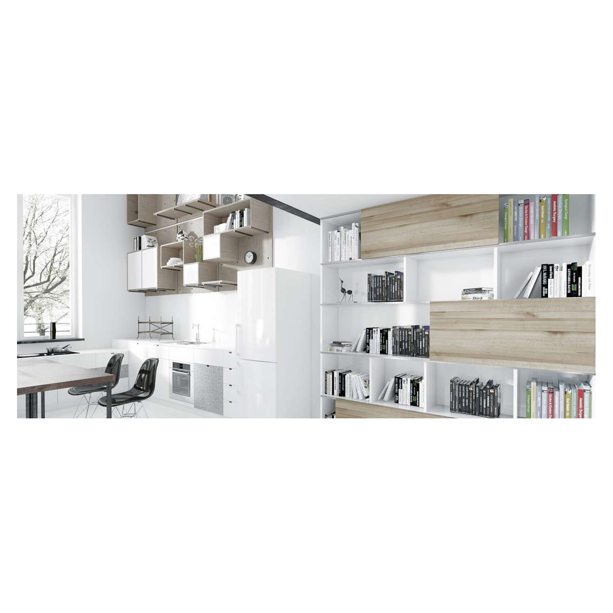 مکانیزم درب ریلی SL خطی 1800mm دکوری روکار تک درب با عرض درب حداکثر 900mm